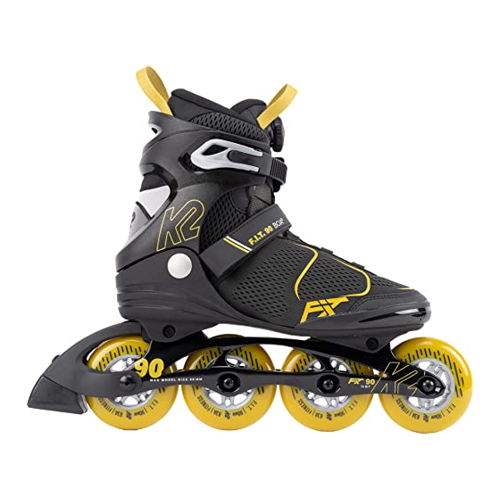 Bild von K2 F.I.T. 90 BOA Inline Skate 2024 grey/mustard - 44