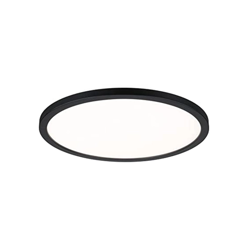 Bild von LED Deckenleuchte Atria Shine in Schwarz 16W 1600lm 3000K rund
