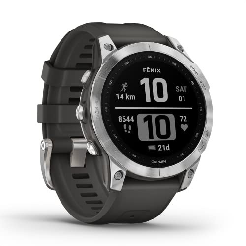 Bild von fenix 7 Sportuhr graphit/silber