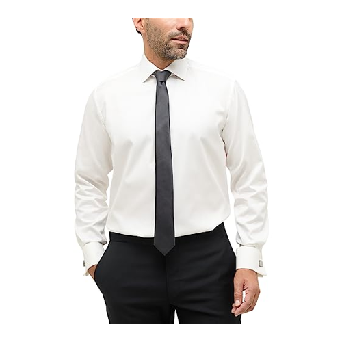 Bild von eterna langarm hemd comfort fit cover shirt twill champagner unifarben