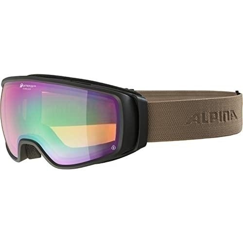Bild von Alpina Jack Planet Q-Lite Skibrille (832 black/sand matt, Scheibe: Quattroflex Lite blue (S2))