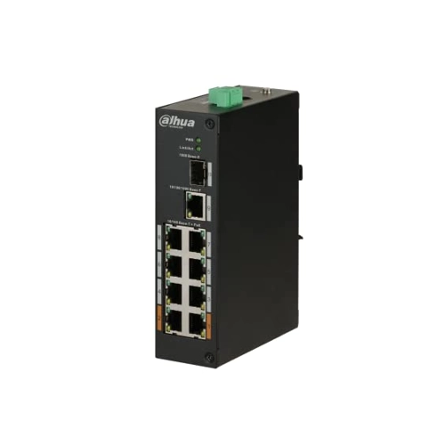 Bild von Dahua PFS3110-8ET-96-V2 10 Port Unmanaged Desktop Switch mit 8 PoE Ports