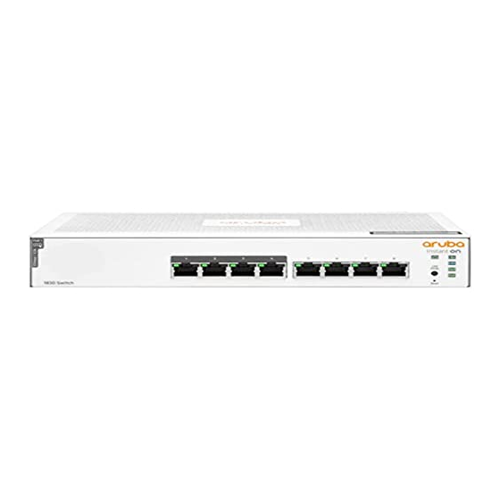 Bild von Aruba Instant On 1830 8-Port PoE+ Switch [8x Gigabit-LAN, PoE+ 65W, Lüfterlos]