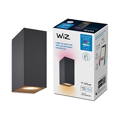 Bild von LED Wandleuchte RGBW in Schwarz 2x 5W 345lm