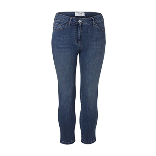 Bild von 7/8-Jeans in unifarbenem Stil