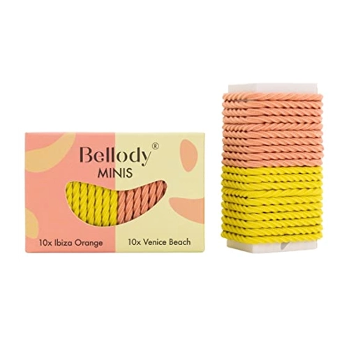 Bild von Bellody Mini Haargummis Orange/Gelb 20 Stück, Orange/Gelb