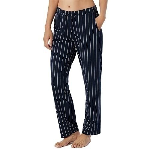 Bild von Loungehose lang Jersey Streifen dunkelblau gemustert - Mix+Relax 34