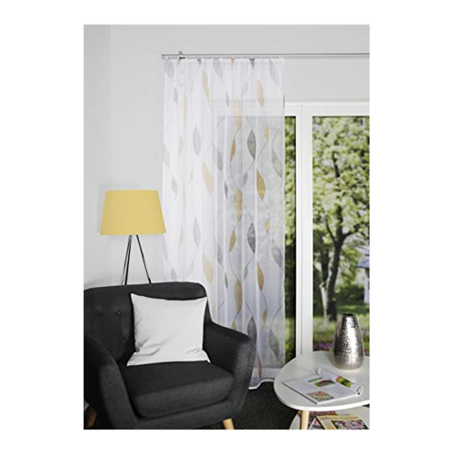 Bild von Kräuselbandschal ¦ gelb ¦ Maße (cm): B: 140 H: 145 Gardinen & Sichtschutz > Schiebegardinen - Sconto