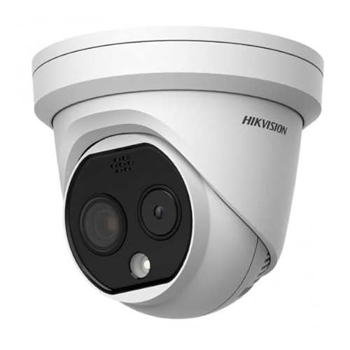 Bild von Hikvision DS-2TD1217-6/QA Bi-Spektral IP Turret Wärmebildkamera mit Temperatur-Ausnahmealarm