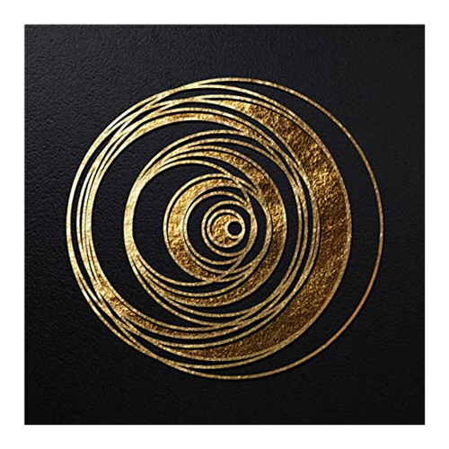 Bild von TPFLiving Kunstdruck auf Leinwand / Abstrakt Gold Schwarz / 6 Motive in 5 Größen - ohne Rahmen - Modell TPFL-LW-20-MC - 50x50cm