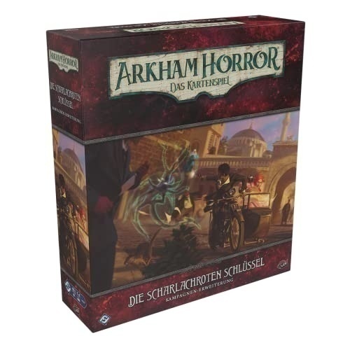 Bild von Arkham Horror: Das Kartenspiel â Die scharlachroten SchlÃ¼ssel (Kampagnen-Erw.)