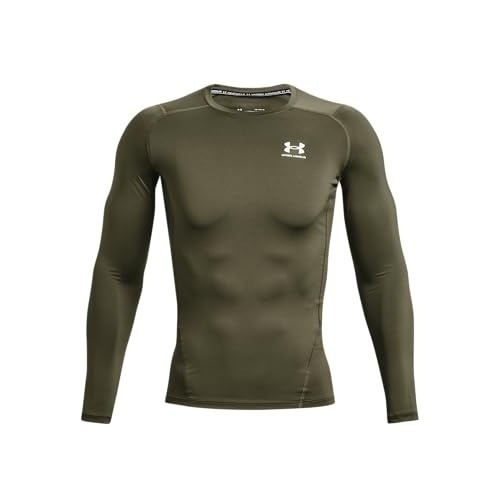 Bild von Under Armour Heatgear Comp Longsleeve Herren in oliv, Größe: XXL