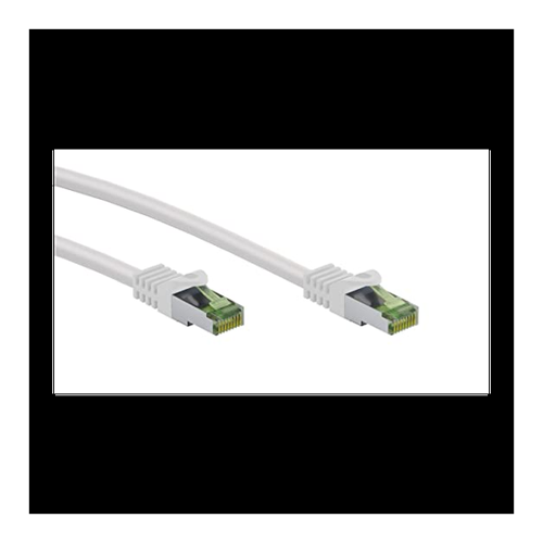 Bild von GOOBAY CAT.8.1 Netzwerkkabel S/FTP, GHMT, CU, weiß, 0,5m