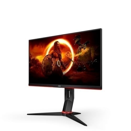 Bild von AOC Gaming Q24G2A - 24 Zoll QHD Monitor, 165 Hz , 1 ms MPRT, FreeSync Premium, G-Sync comp, (2560x1440, HDMI, DisplayPort) schwarz/rot