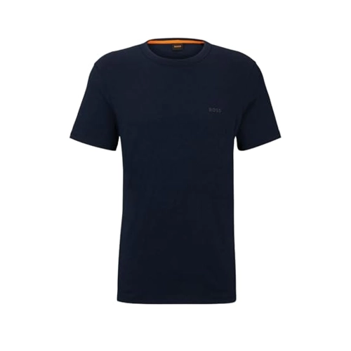 Bild von Rundhals T-Shirt Jersey, Dunkelblau L