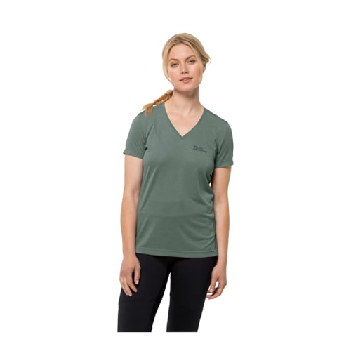 Bild von Jack Wolfskin Crosstrail T-Shirt Women Funktionsshirt Damen L hedge green hedge green