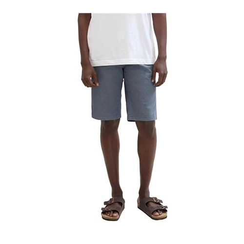 Bild von Tom Tailor Chino Baumwoll Bermuda blue structure print 34