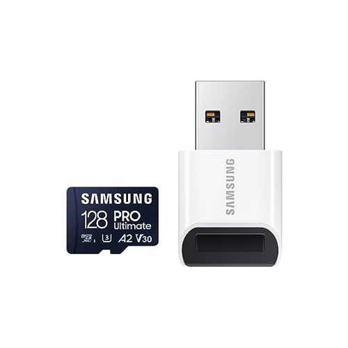Bild von SAMSUNG MicroSDXC-Speicherkarte PRO Ultimate (2023) 128GB inkl. USB-Kartenleser