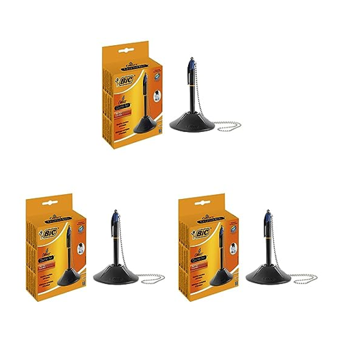 Bild von Kugelschreiber-Ständer mit Kugelschreiber 4 Colours® Counter Pen - M, schwarz