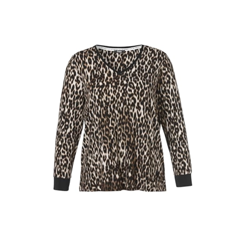 Bild von Extrovertiertes Langarmshirt mit abstraktem Animalprint