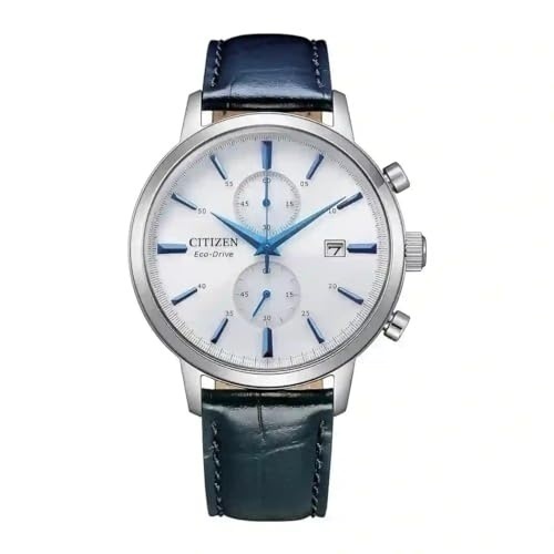 Bild von Eco Drive Herrenchronograph Weiß