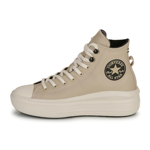 Bild von Converse Chuck Taylor All Star Move Platform Fleece-Lined Leather - Grey - 39