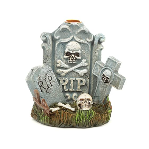 Bild von Halloween RIP Grabstein Rückfluss Räucherkegelhalter ✰