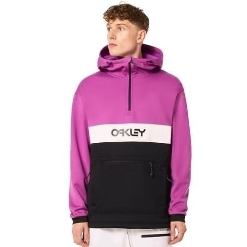 Bild von OAKLEY TNP NOSE GRAB SOFTSHELL Hoodie 2024 black/ultra purple - L