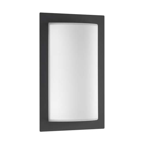Bild von Wandleuchte A-282539, Graphit, mit Bewegungsmelder, Aluguss, Opalglas, IP44, E27, 320x192x95mm