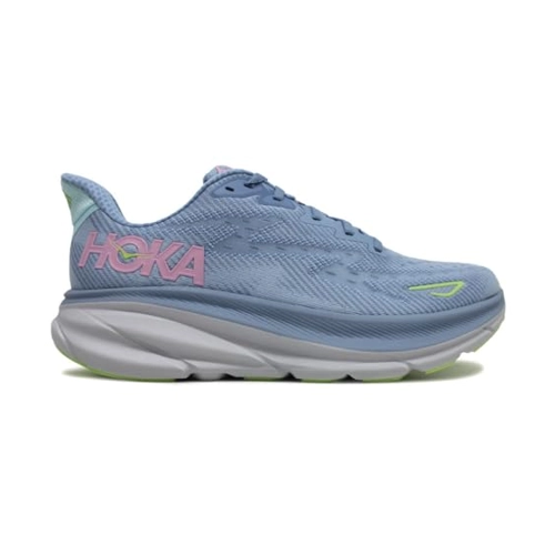Bild von Hoka Clifton 9 Damen Laufschuhe (Hellblau 6,5 US, 38 EU) Laufschuhe