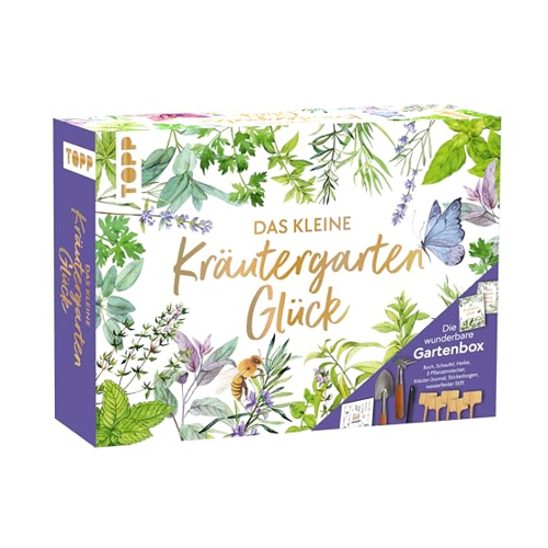 Bild von Das kleine Kräutergarten-Glück - Die wunderbare Gartenbox. Mit Kräuterkunde und Werkzeugen