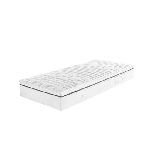 Bild von MFO f.a.n. Megamax First Class Top T H4 80x200 H4 Höhe 24cm 7-Zonen-Tonnentaschenfederkern (390 Federn bei 100/200 cm), Oberseite: 7-Zonen-Ortho-Fit-Hybridschaumauflage (ca. 5 cm), Unterseite: Komfortschaumauflage (ca. 3 cm)