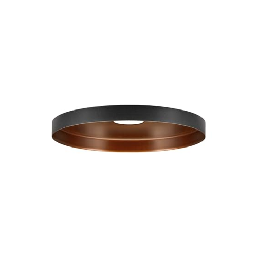 Bild von Mix&Match Leuchtenschirm Lalu Plate in Schwarz und Bronze 150mm
