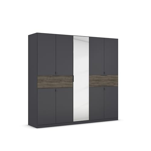 Bild von Drehtürenschrank ¦ schwarz ¦ Maße (cm): B: 226 H: 210 Schränke > Kleiderschränke > Drehtürenschränke - Sconto