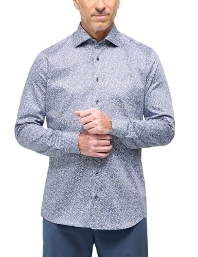 Bild von SLIM FIT Hemd in anthrazit bedruckt