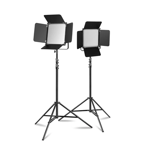 Bild von Walimex pro LED Niova 100-F Pro 100W Bi Color Set2