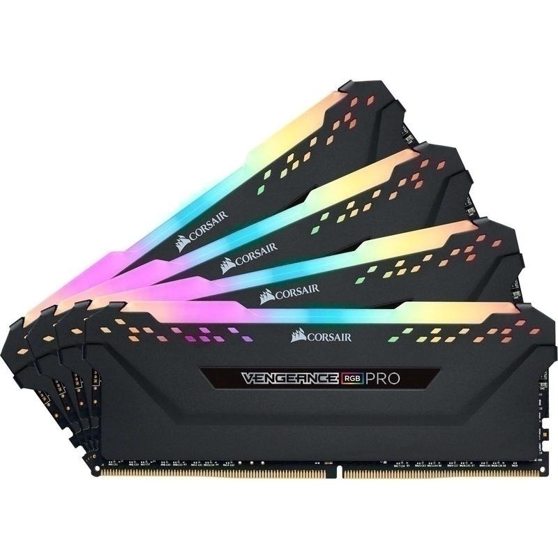 Bild von Corsair Vengeance RGB Pro 64 GB DDR4-3600 (4x 16 GB) Quad-Kit | Arbeitsspeicher