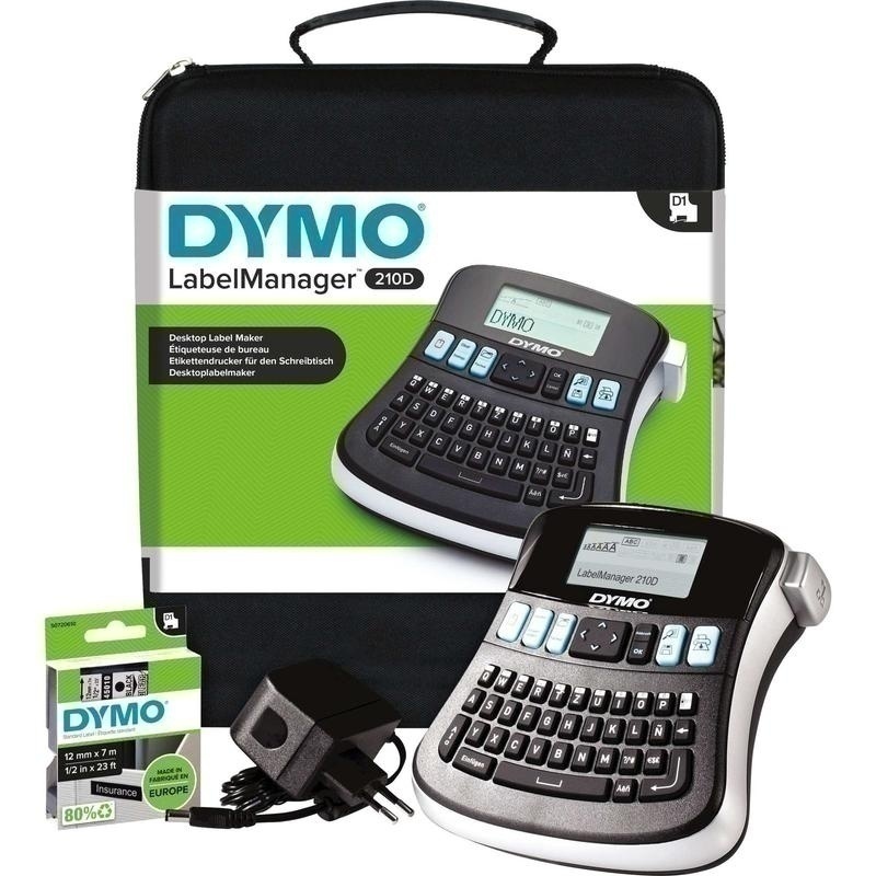 Bild von LabelManager 210D+ von DYMO im Koffer | Beschriftungsgerät