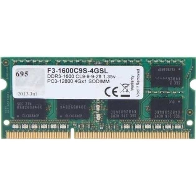 Bild von SO-DIMM 4 GB DDR3-1600 (1x 4 GB) , Arbeitsspeicher