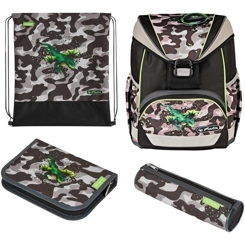 Bild von UltraLight Plus Camo Dragon, Schulranzen