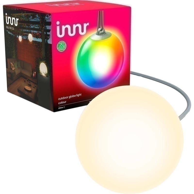 Bild von Outdoor Smart Globe Light Colour Extension von Innr: Eine LED-Leuchte für den Außenbereich