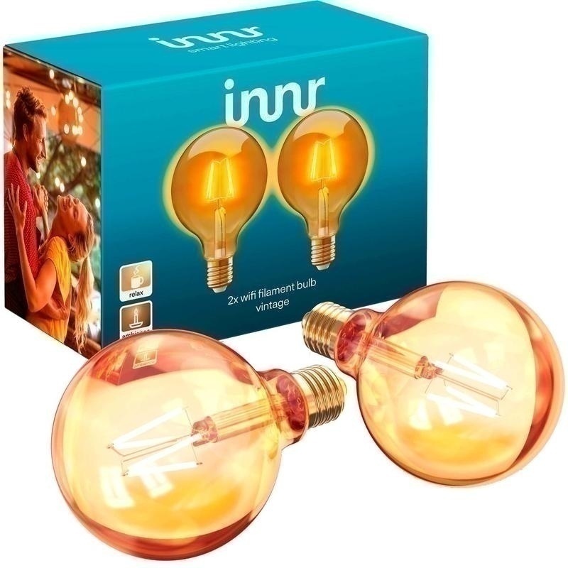 Bild von Unabhängiger Testbericht: WiFi Filament Vintage Globe E27 LED-Lampe von Innr
