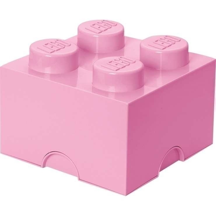 Bild von LEGO Storage Brick 4 rosa | Aufbewahrungsbox