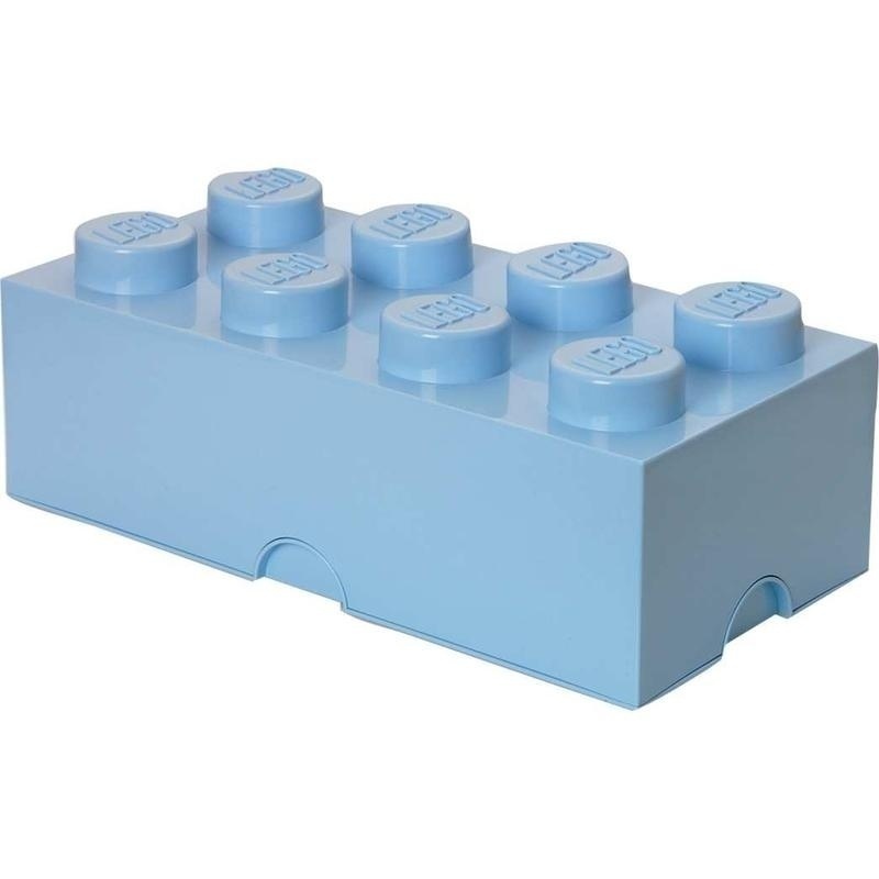 Bild von LEGO Storage Brick 8 hellblau | Aufbewahrungsbox - Praktische Ordnungshilfe im Kinderzimmer