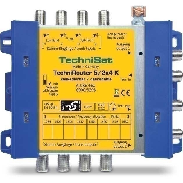 Bild von Unabhängiger Testbericht: TechniSat TechniRouter 5/2x4 G-R Multischalter