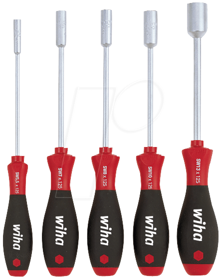 Bild von WIHA 341-K5 - Schraubendrehersatz | Steckschlüssel SoftFinish® | Sechskant