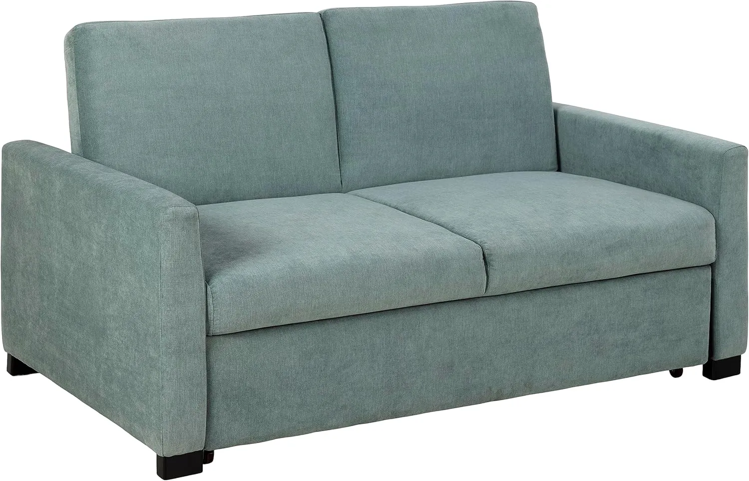 Bild von AC Design Furniture Maika Bettcouch in Dusty Green, 2-Sitzer Sofa mit Schlaffunktion und verstellbarer Rückenlehne, Maße 153 x 84 x 98 cm