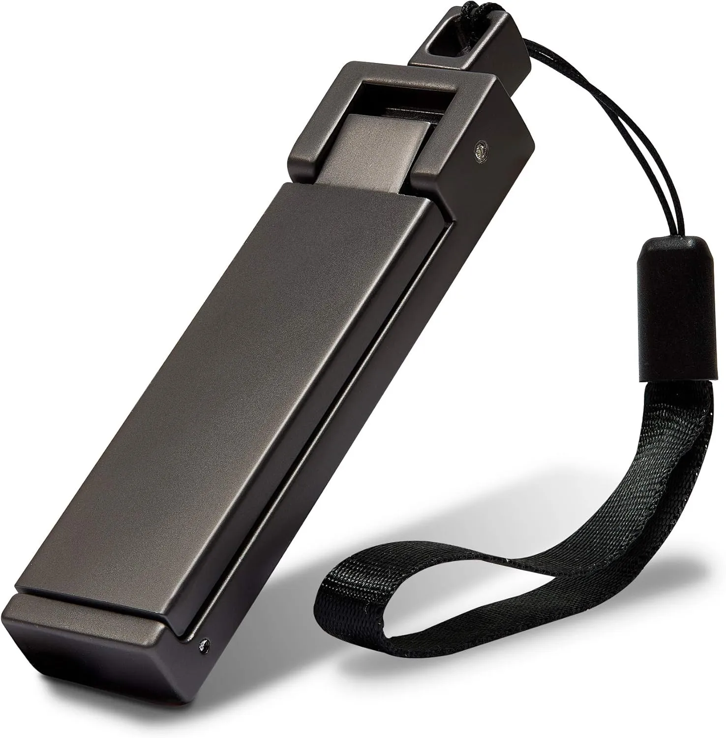 Bild von Achilles Taschenhalter aus Metall für Smartphones in Schwarz, 8,5 cm x 2 cm x 1 cm