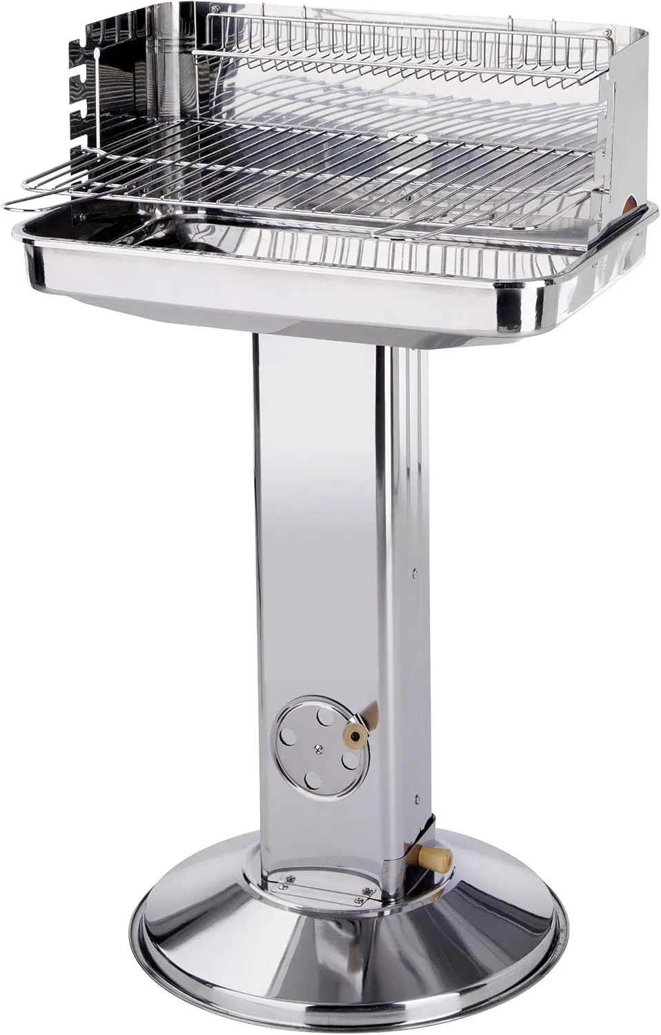Bild von ACTIVA Pisa I Premium Holzkohlegrill aus Edelstahl mit verchromtem Grillrost für ein einzigartiges Grillerlebnis