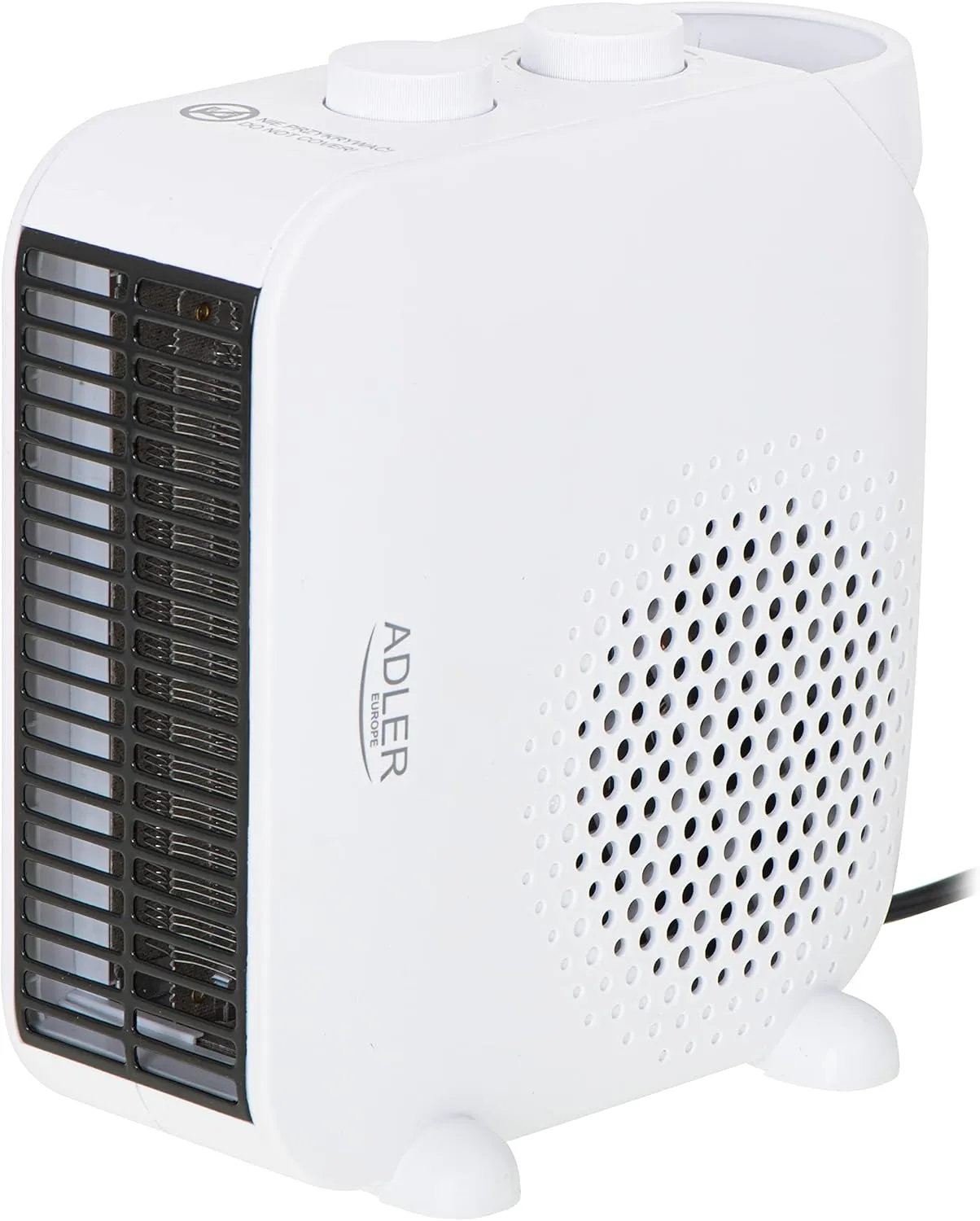 Bild von Adler AD 7725w Thermoventilator mit 2000 Watt und Thermostat, zwei Leistungsstufen, ideal für Wohnung, Bad und Büro